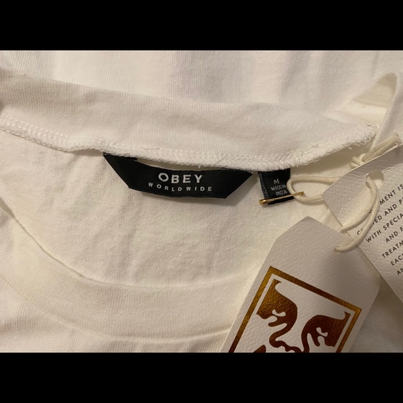 Obey women’s top. **NWT** - Picture 2 of 3